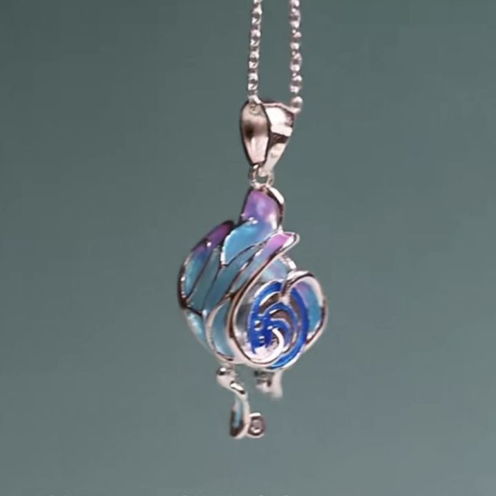 Yuanshen%20Furina%20Necklace%20Women%20Focalors%20Character%20Image%20Necklaces%20Woman%20Design%20Blue%20Pendant%20Sweet%20Accesorios%20Cosplay%20Jewelry%20-%20Image%203
