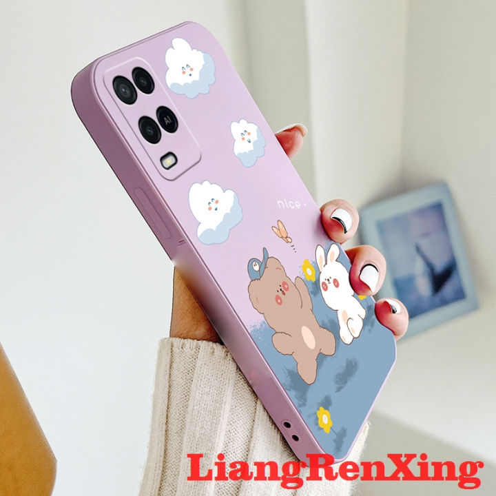 Casing%20Oppo%20A54%204G%20phone%20case%20back%20cover%20softcase%20liquid%20silicone%20protector%20smooth%20shockproof%20bumper%20cover%20new%20design%20cartoon%20rabbit%20aesthetic%20ytxx03%20-%20Image%203