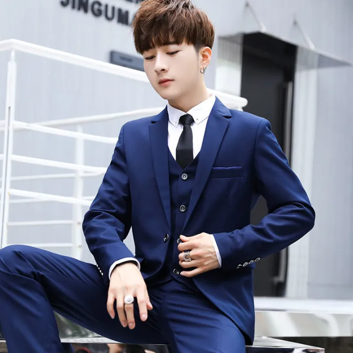 Men's%20Suit%20Slim%20Fit%20Korean%20Style%20Leisure%20Suit%20Men's%20Suit%20Business%20Formal%20Wear%20Coat%20Bridegroom%20Wedding%20Trendy%20Small%20Suit%20-%20Image%205