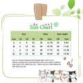 Pet Cat Clothes Padded Thickened Warm Button Closing Comfortable To Wear 2-Legged Charming Pet Clothing Cat Accessories. 