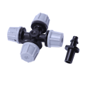 Greenhouse Humidifier Plant Misting Atomizing Nozzle Sprinkler Tee (50Pcs). 