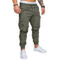 Cargo Pants Men Sweatpants Gyms Fitness Solid Man Tactical Pants Joggers Mens Multi-Pocket Sportswear Casual Trousers Sportswear. 