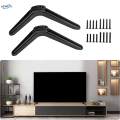 TV Stand Tabletop Pedestal Feet for 32 to 55 inch Universal Replace Accessories Mount Legs.