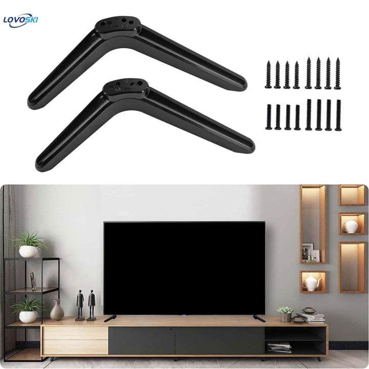 TV Stand Tabletop Pedestal Feet for 32 to 55 inch Universal Replace Accessories Mount Legs