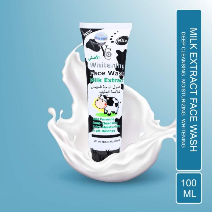 YC Milk Extract Whitening Face Wash - 100ml