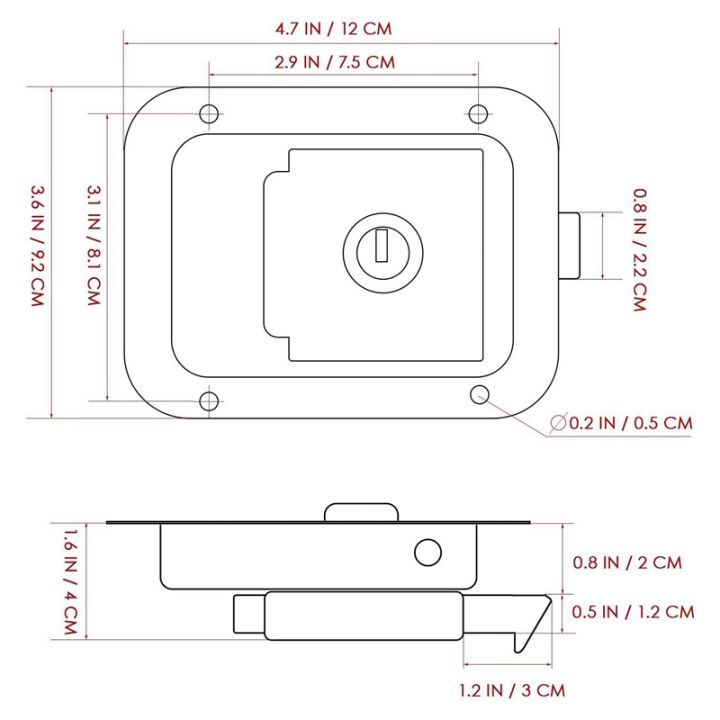Paddle%20Slam%20Latch%20with%20Lock%20&%20Key%20Travel%20Trailer%20Lock%20Stainless%20Steel%20RV%20Door%20Latch%20Heavy%20Duty%20Flush%20Mount%20Handle%20Latch%20-%20Image%206
