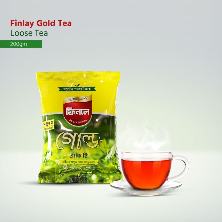 Finlay Tea Rony Finlay Gold Tea (Pouch)-200 gm | Daraz.com.bd