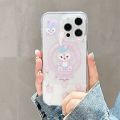 Magnetic Cartoon for Apple 14 Phone case 13promax Transparent Cartoon 12 Soft Silicone iPhone15 Creative. 