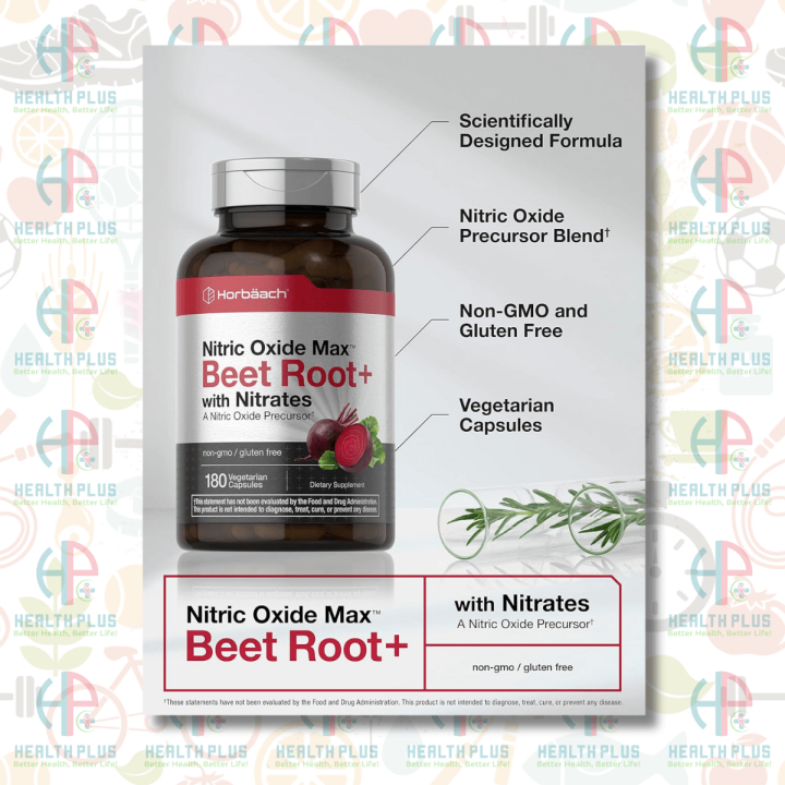 Horbaach%20Nitric%20Oxide%20Beet%20Root%20and%20Precursor%20with%20Nitrates,%20180%20Capsules%20-%20Image%206