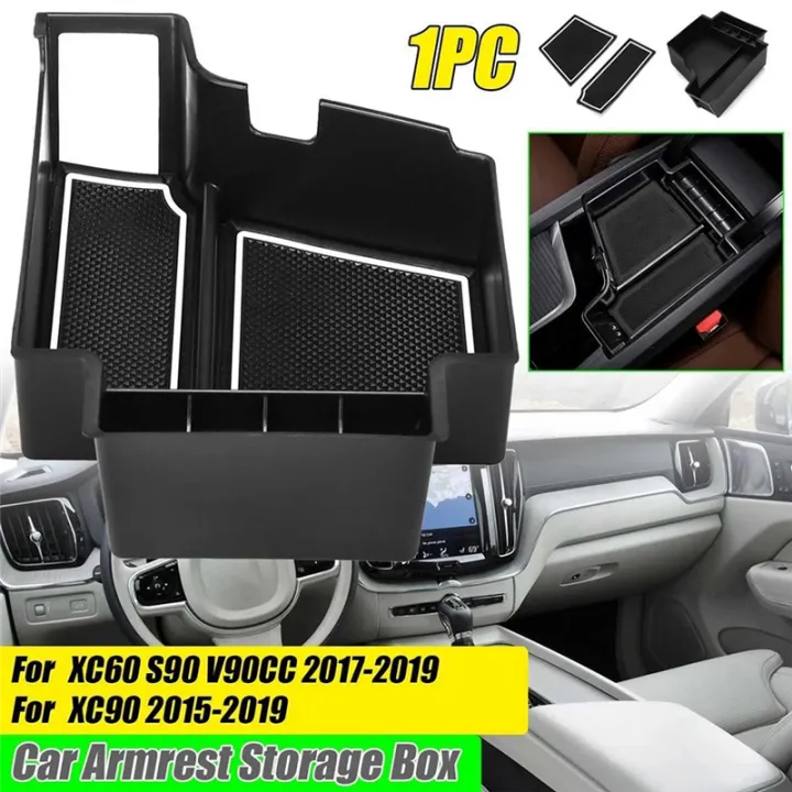 Car%20Insert%20Front%20Center%20Storage%20Box%20Storage%20Tidying%20Console%20Organizer%20Box%20Tray%20Box%20for%20Volvo%20XC60%20S90%20V90CC%20XC90%20-%20Image%205