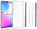 Vivo Y73s 5G/Vivo S7E Premium Silicone Case Crystal Clear Soft TPU Ultra-Thin Transparent Flexible Mobile Phone Back Cover.