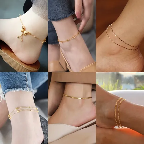 Titanium Steel ankle For Women Girls