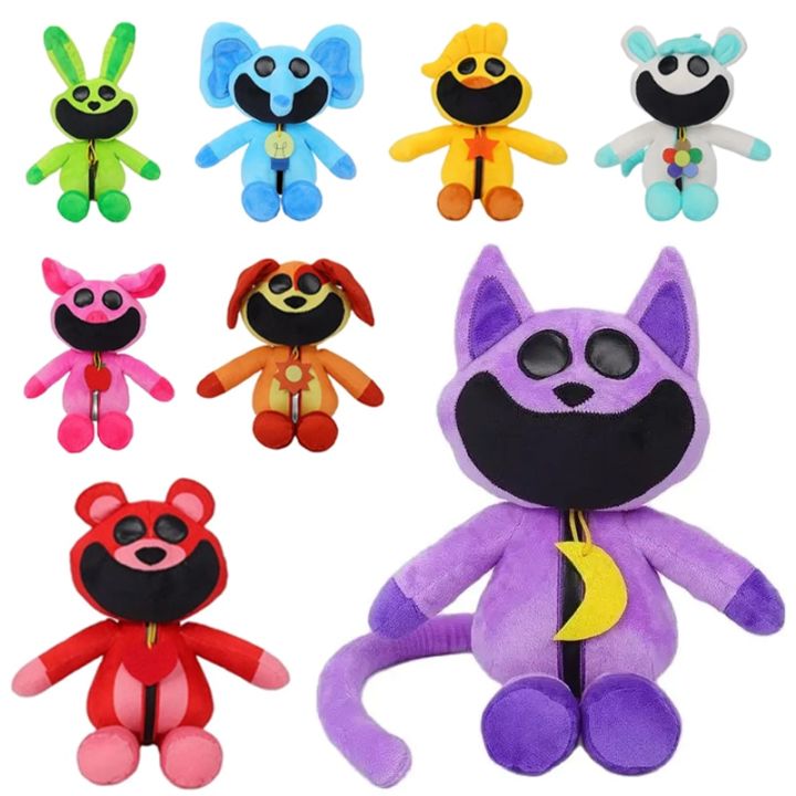 Smiling Critters Plush Toys Hopscotch Catnap BearHug Plushie Doll Kawaii Stuffed Noel Decoration Christmas Navidad Gift for Kids