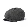 Vintage Newsboy Caps Spring Autumn Classic Gray Octagonal Cap Men Women Hat Winter Cotton Flat Cap British Painter Cap. 