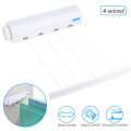 Wall Mounted Hanger Retractable Indoor Clothes Hanger Drying Rack Towel Rack Automatic Telescopic Clothesline.