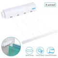 Wall Mounted Hanger Retractable Indoor Clothes Hanger Drying Rack Towel Rack Automatic Telescopic Clothesline. 