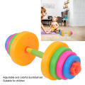 Dumbbell Toy, Plastic Improve Motor Skills Kids Dumbbell Toy for Home. 