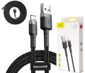 Baseus USB Cable for iPhone 11 12 Pro Max Xs Xr X 2.4A Fast Charging Cable for iPhone Cable 7 SE 8 Plus Charger for iPad air-1M. 