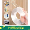 Nano Tape Double Sided Tape Transparent Reusable Waterproof Adhesive Tapes.