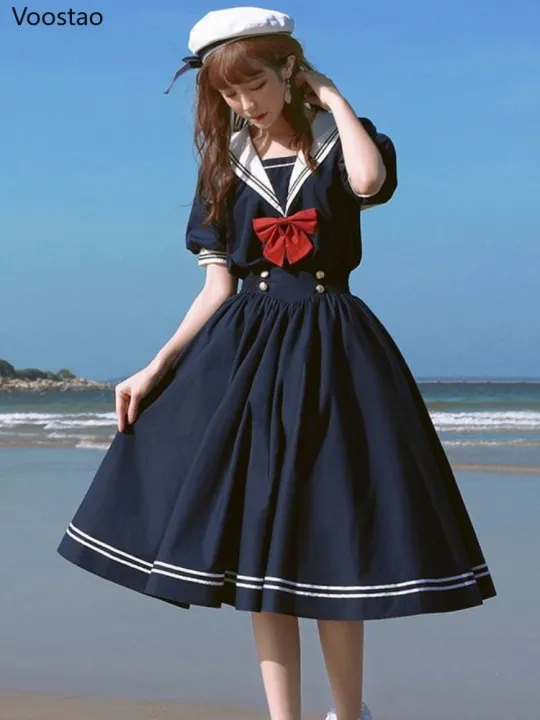 Japanese%20Soft%20Sister%20Cute%20Lolita%20Dress%20Women%20Sweet%20Puff%20Sleeve%20Slim%20Student%20Dresses%20Party%20Retro%20Girls%20Bow%20Salior%20Collar%20Vestidos%20-%20Image%208