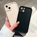 UCUC for Realme C63 Back Cover Solid Color Ladder Camera Soft Rubber Protection Phone Case.