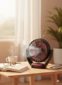 JYSUPER JY-2523 Wireless & Cordless Up-Down Movable USB Table Fan - High Airflow, Low Noise, Personal Cooling Fan for Bedside, Study, Work & Outdoor Use - Energy Efficient & Durable. 