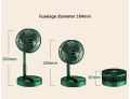 Rechargeable Foldable Telescopic Fan Low Noise Portable Folding Fan 3 stylesh.