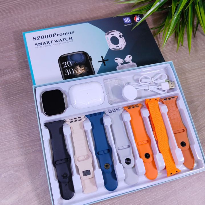 S2000%20Pro%20Max%20Smart%20Watch%20with%20Wireless%20AirPods%20Pro%20%E2%80%93%2010-in-1%20Mega%20Combo%20Pack%20%E2%80%93%207%20Changeable%20Straps/Belts%20with%20Free%20Protective%20Watch%20Cover%20%E2%80%93%20Bluetooth%20Call%20&%20Fitness%20Tracker%20Smartwatch%20for%20Men%20&%20Women%20-%20Image%208