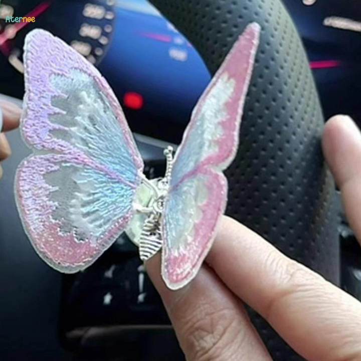 Butterfly Car Decoration Universal Decorative to Install Interior Cute for Steering Wheel
