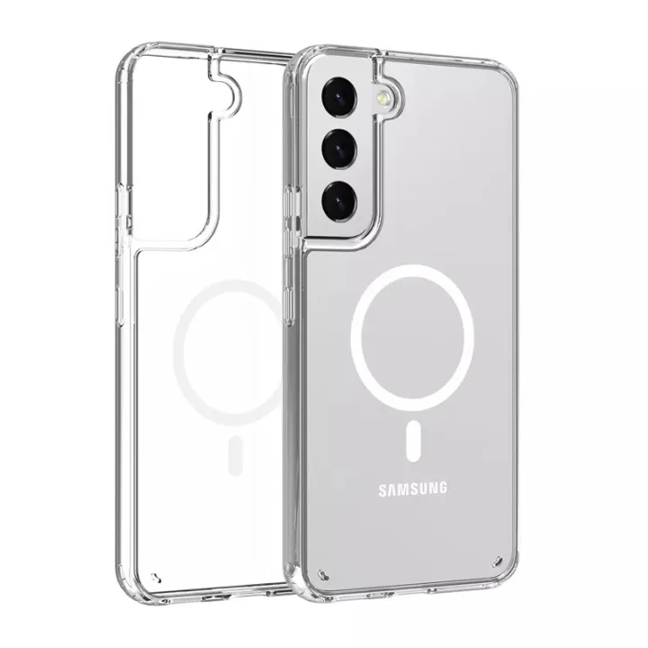For%20Samsung%20Galaxy%20S22%20Plus%205G%20Mobile%20Cover%20MagSafe%20Compatible%20Shockproof%20Transparent%20Slim%20Fit%20Wireless%20Charging%20supported%20Frosted%20Border%20Phone%20Back%20Case%20Mobile%20Cover%20-%20Image%207