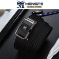 MENSPE Men Belt Outdoor Tactical Belt Quick Release Buckle Belt Nylon Waistband Youth Sports Canvas Pant Belt Simple Nice Waistband Nylon Heavy Duty Waist Strap High Strength Adjustable Training Belt. 