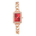 New women's watches, niche fashion, pre-owned fashion, color temperament bracelet watches, square quartz hand ornaments, watch manufacturers.