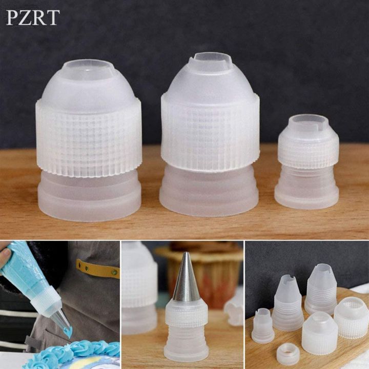 Small Middle Large Coupler Adaptor Icing Piping Nozzle Bag Cake Pastry Decor