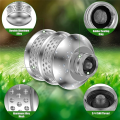 2 Pack Bubbler Sprinkler Heads, Diffuser Flood Nozzle Gentle Garden Metal Watering Soaker Sprinkler for Plants Garden Easy to Use. 