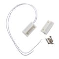 2X White Door Window Contacts Magnetic Reed Switch Sensor. 
