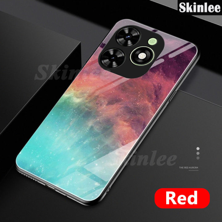 Phone%20case%20For%20Tecno%20Spark%2020C%2020%20Back%20cover%20Tempered%20Glass%20Cover%20Starry%20Sky%20Mirror%20Couple%20Design%20cover%20For%20Tecno%20Spark%2020%2020C%20Cover%20cases%20-%20Image%203