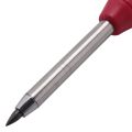 Solid Carpenter Pencils and 36 Pieces Refills in 3 Colors with Built-in Sharpener for Scriber Wood Floor Marking Drawing. 