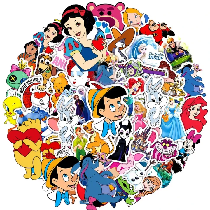 10/30/50/100pcs%20Disney%20Mix%20Cartoon%20Anime%20Stickers%20Kawaii%20Micky%20Princess%20Decals%20Decoration%20Laptop%20Phone%20Suitcase%20Graffiti%20Sticker%20-%20Image%202