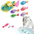 Cat Interactive Electric Fish Water Toy for Indoor Play Swimming Robot Fish Toys for Cat Dog Pet Baby Swimmer Bath Robofish Toys.