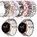 20mm 22mm Silicone Strap For Samsung Galaxy Watch Active 2 40mm 44mm / 3 41mm 45mm / For Huawei GT 2 46 42mm Band Bracelet Belt.