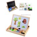 Multifunctional educational black white magnetic animal board.