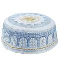 Muslim Men Prayer Caps Cotton Embroidery Leisure Saudi Arabia Islamic Hat Men Headscarf Clothing Topkippot Turban Saudi Uae Cap. 
