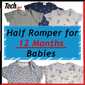 Soft Cotton Baby Half sleeve Rompers for 12 months Babies - TechLabel Rompers - 1 pcs. 