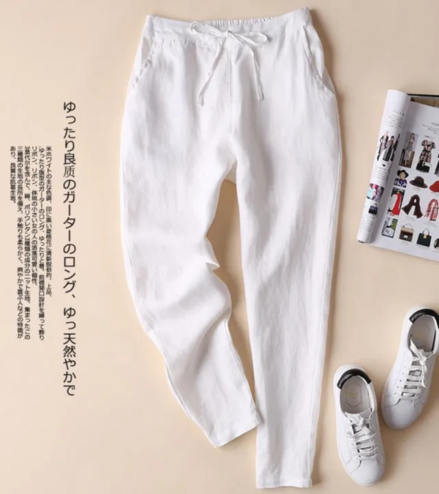 2022%20Elegant%20Cotton%20Linen%20Pants%20Women%20Fashion%20Harajuku%20Lady%20Formal%20Pants%20Large%20Size%20S-5XL%20Famous%20Brand%20Linen%20Trousers%20Female%20-%20Image%205