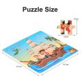 New 20 Piece Wooden 3d Puzzle Cartoon Animal Vehicle Jigsaw Puzzle Montessori Educational Toys For Kids Baby 1 2 3 Years. 