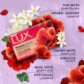 International Middle East country product Lux Romantic Hibiscus Soap used for male/ female - 170 gm. 