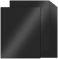 10 Sheets Black Metallic Shimmer Cardstock Paper,A4 Size Sheets for Halloween, Invitations, Scrapbooking, Crafts, Graduations. 