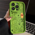 Disney Winnie Pooh Fat Cute Phone Case For iPhone 15 14 Pro Max 13 12 11 Pro XS Max X XR 7 8 15 Plus SE 2020 Soft Silicone Cover.