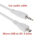 Micro USB To Jack 3.5mm Audio Cable Connector 3.5 Earphone Phone Plug Audio Adapter Cable for V8. 
