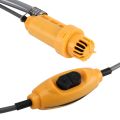 DC 12V Taking Shower Washing Car Washing Dish Water Power Adjustable Automobile Shower Set with 2m Plastic Hose.